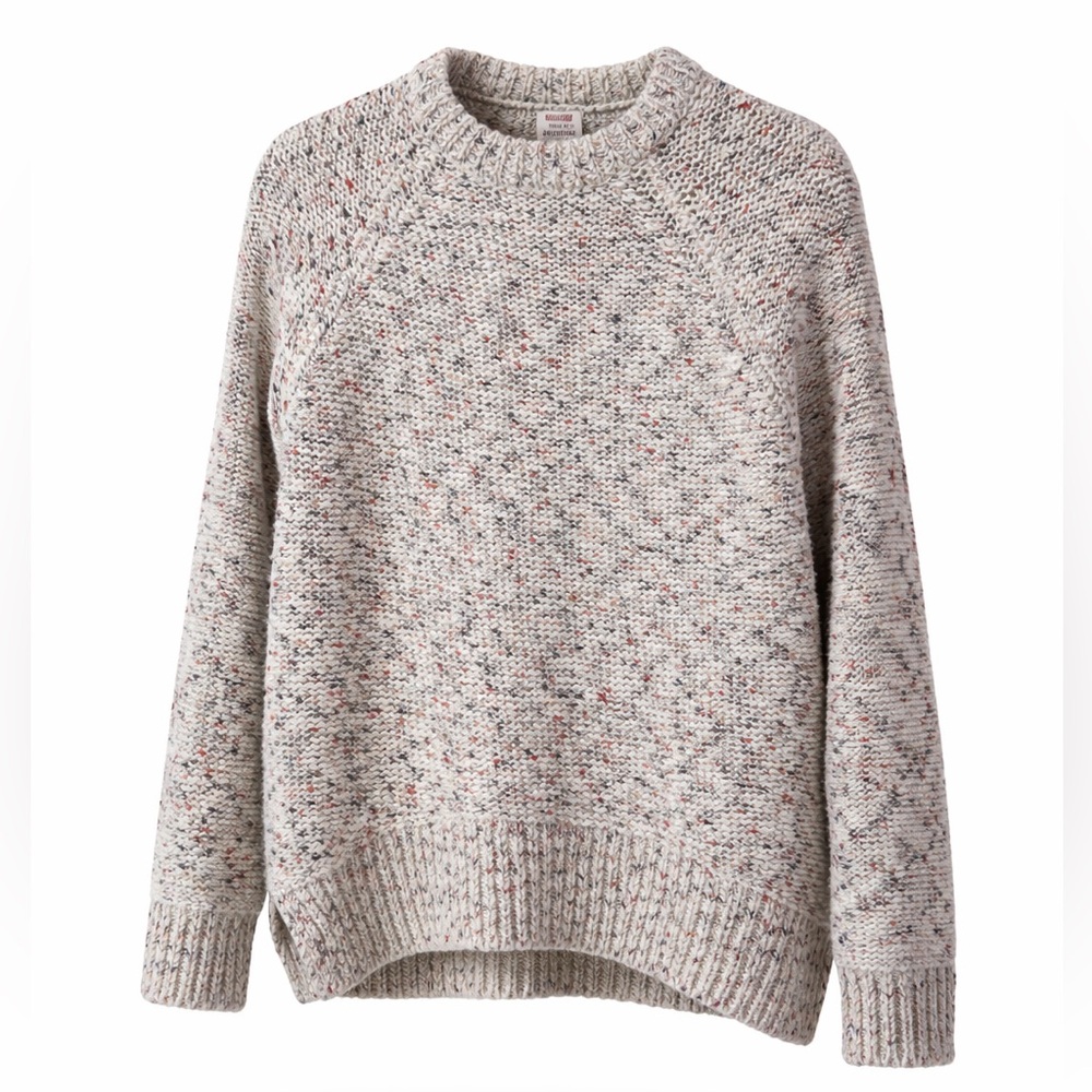 Mossimo Cream Textured Knit Sweater Cabincore Cozy Casual Chic | Small